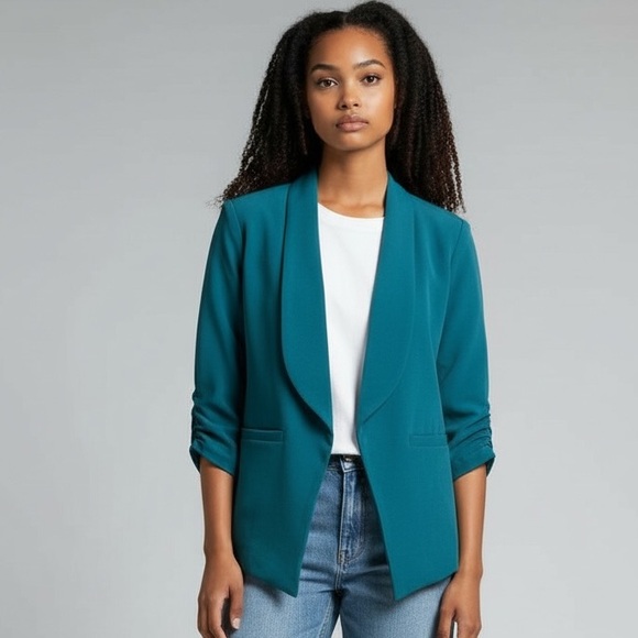 mint limit Jackets & Blazers - Mint Limit Elegant Teal Women's Blazer Large